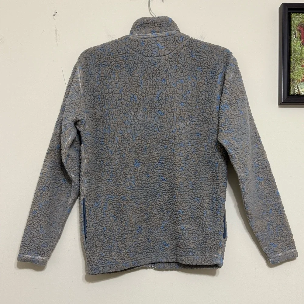 Southern Marsh Sherpa Jacket Full Zip Ridge Fleece Blue Gray Grey Men’s size S